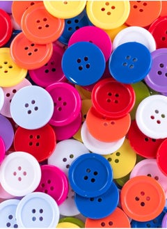 SARAOONT 1400 Pieces Mixed Color Buttons, 15 MM, Ideal for Crafts and Sewing  - Image 1