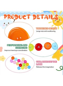 SARAOONT 1400 Pieces Mixed Color Buttons, 15 MM, Ideal for Crafts and Sewing  - Image 3