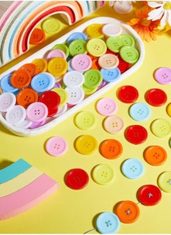SARAOONT 1400 Pieces Mixed Color Buttons, 15 MM, Ideal for Crafts and Sewing  - Image 5