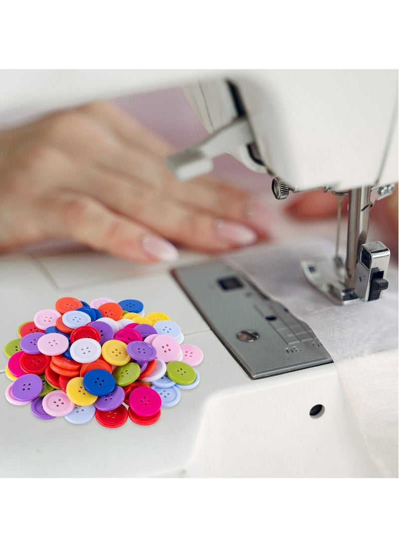 SARAOONT - 1400 Pieces Mixed Color Buttons, 15 MM, Ideal for Crafts and Sewing - Image 1