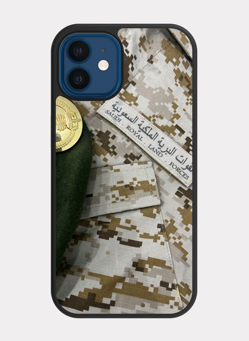 PXLAAT iPhone 12 case cover Saudi Land Forces - Image 1