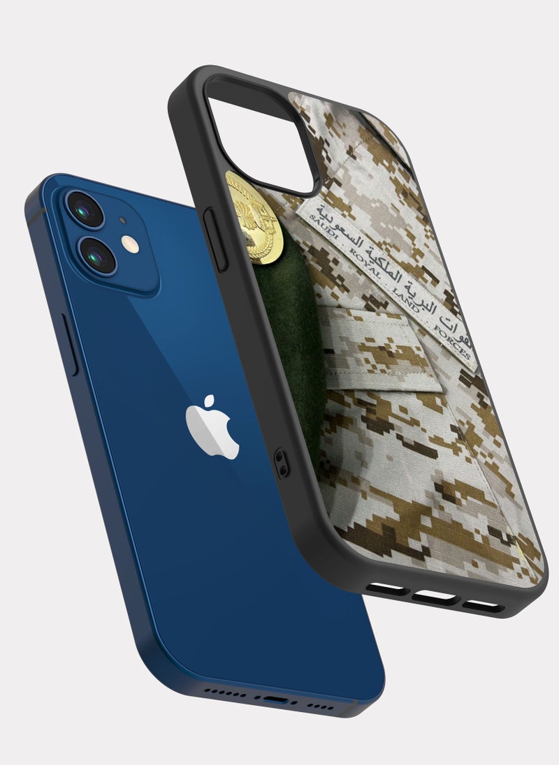 PXLAAT iPhone 12 case cover Saudi Land Forces - Image 2