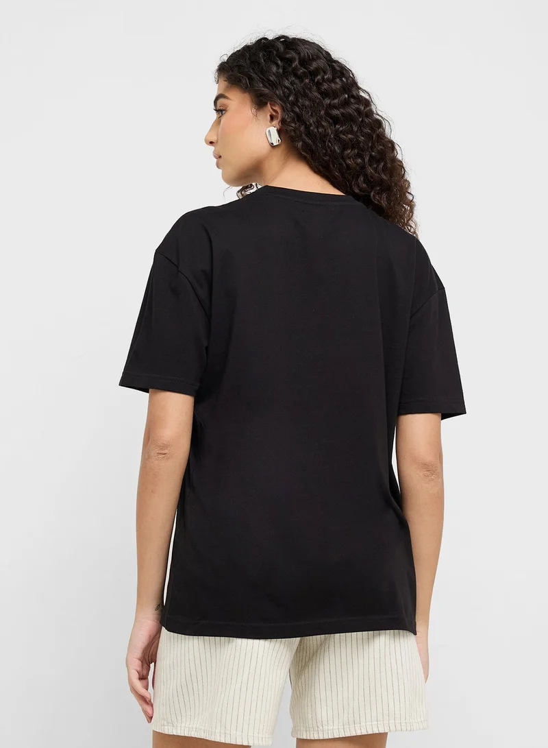 جينجر تيشيرت كرو نيك فاريستي