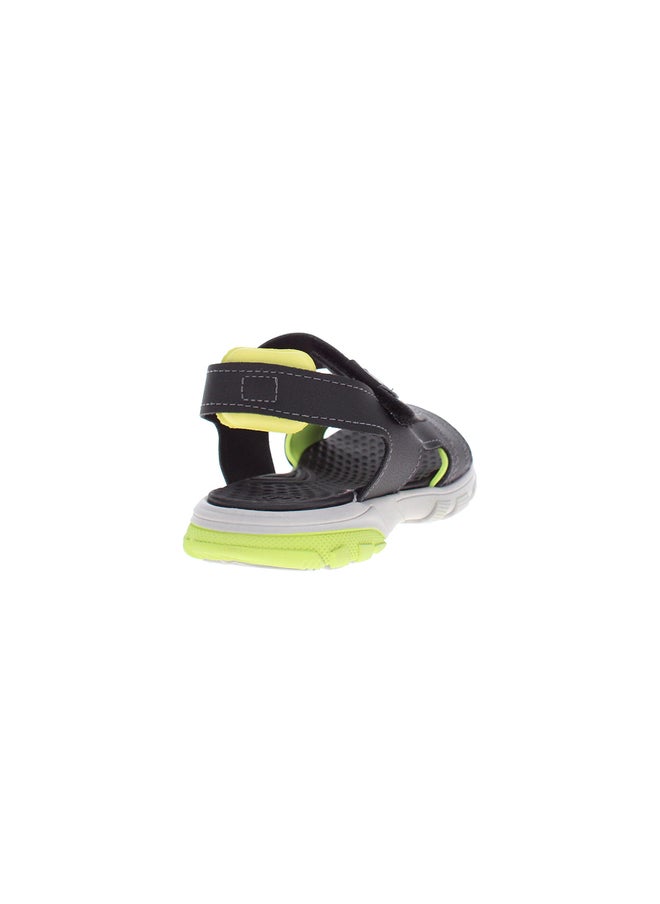 Back Strap Sandals with Hook and Loop Closure