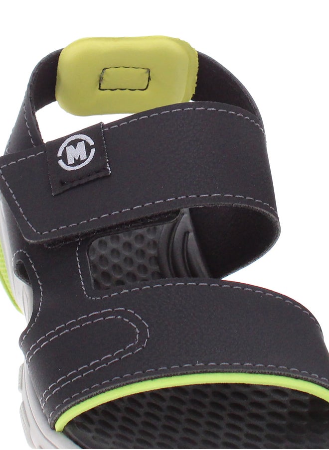 Back Strap Sandals with Hook and Loop Closure