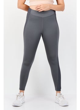 Reebok Women Sportswear Fit Yoga Leggings, Grey  - Image 1