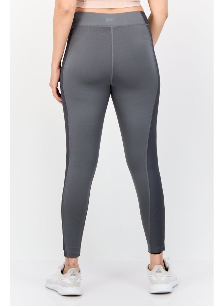 Reebok Women Sportswear Fit Yoga Leggings, Grey  - Image 2