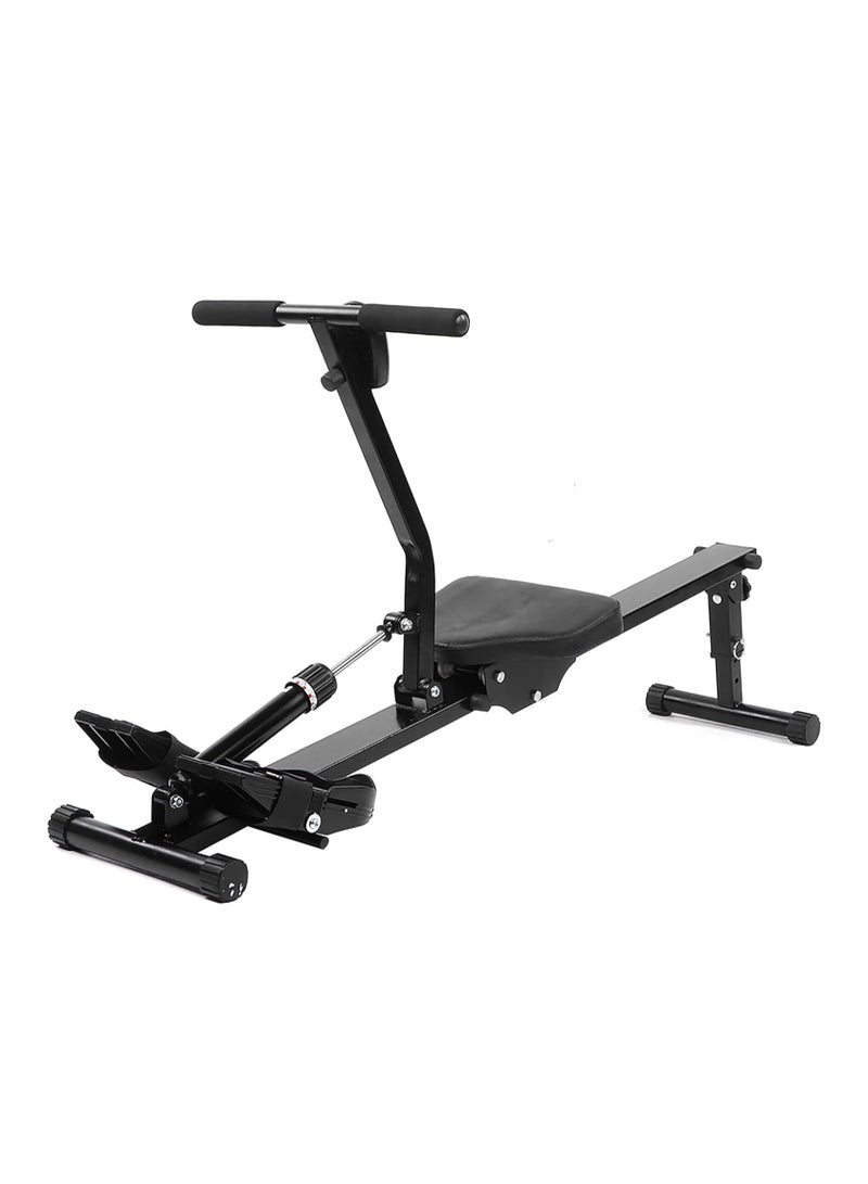 الكوتش آلة التجديف المنزلية، متعددة الوظائف وقابلة للطي وقابلة للتعديل، آلة تجديف هوائية للياقة البدنية المنزلية مع مؤشرات رقمية لصالات الألعاب الرياضية الخاصة وتدريبات القوة - Image 1