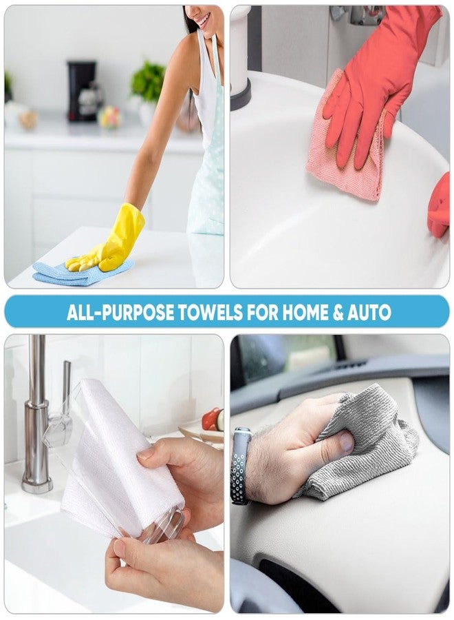 AIDEA Microfiber Cleaning Cloth Roll, Grey 75PK, Reusable Paper Towels Tear Away Cloth, Microfiber Towels for Cars, Wash Cloths, Lint Free Rags for House, Kitchen,Window,Cleaning Supplies 11.5"×11.5" - Image 5