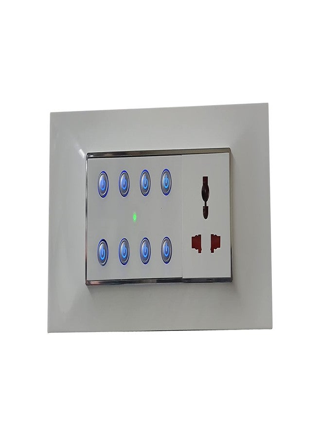 Smarteefi WiFi Smart Switch board | 7 Smart Switches + 1 Smart Plug + | Guaranteed Schedules Works Without Internet | Countdown timer | Compatible with Alexa & Google Home (SB81-6M-SN) - Image 1