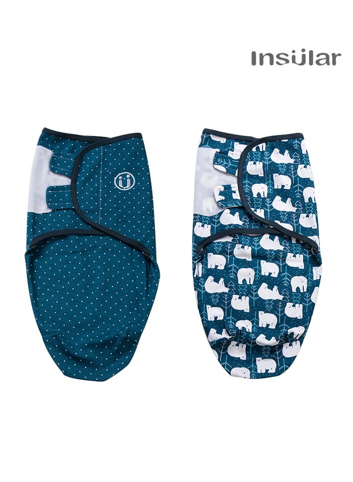 انسولار 2 مجموعات من شرنقة نوع القطن وشاح مريح للأطفال