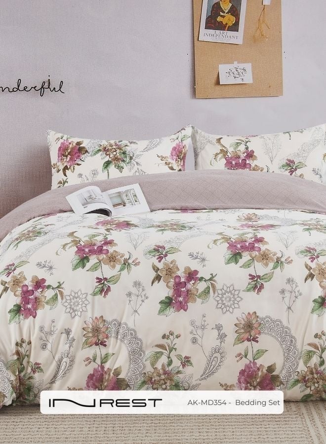 Inrest Home Inrest Jessica Duvet Cover Set (Without Filling) Microfibre 100% King Size 230x250 cm - 3 Pieces - Image 1