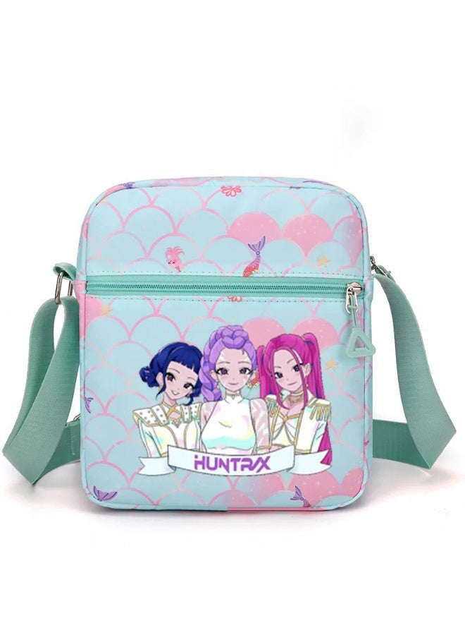 general K-pop Demon Girl Group Print Shoulder Bag for Women Crossbody Bag Schoolbag for Students Campus Bag