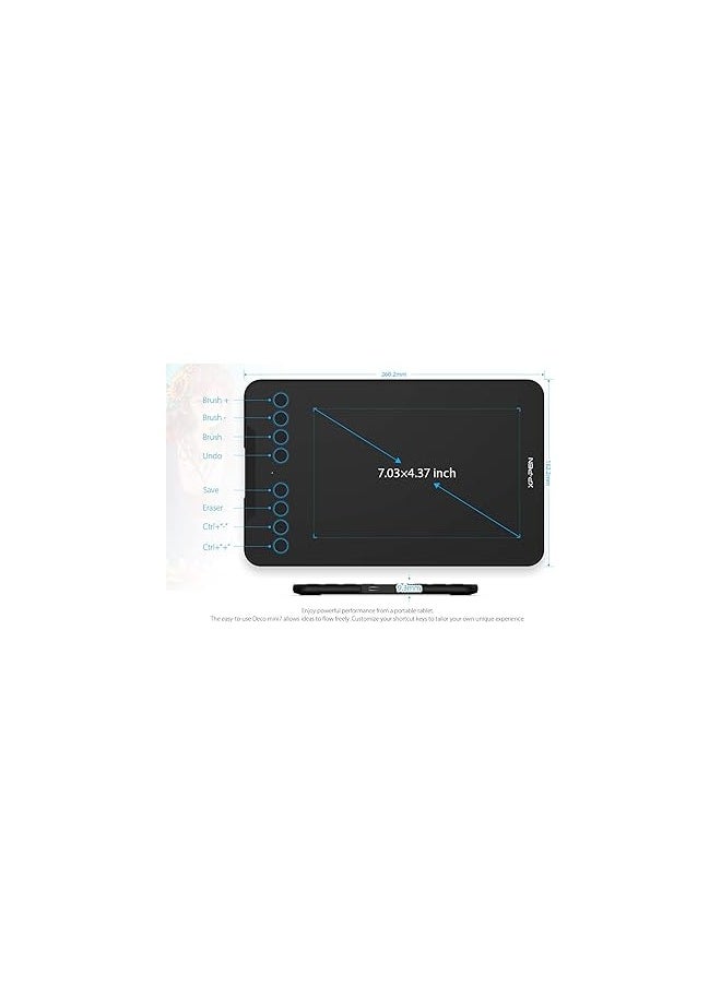 XP-PEN - Portable Graphic Drawing Tablet with Passive Stylus Supports Windows - Image 1