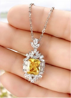 Elegant Silver Plated Cubic Zircon Necklace For Women - pzsku/Z573EA36C6D9EE2C0AB4DZ/45/_/1736528145/06b84e79-b80a-4ba5-8c59-2b1c475859d2