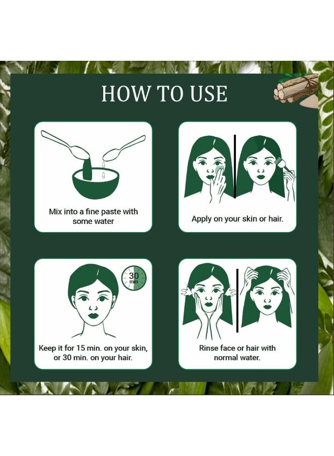 INDUS VALLEY Bio Organic 100% Natural Licorice Root Powder for Skin Whitening & for Hair - Image 4