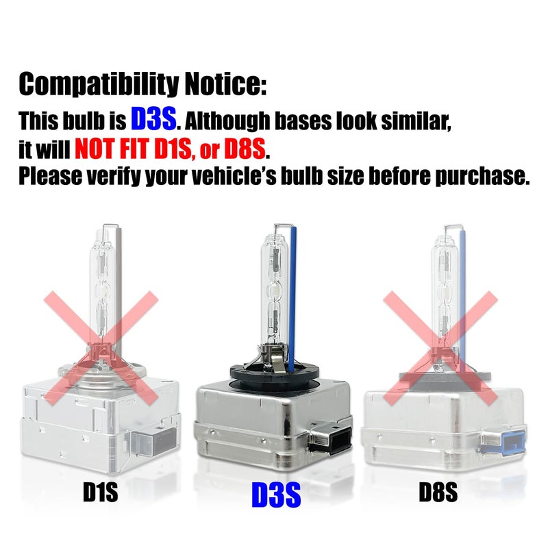 Osram Xenarc D3S Cool Blue 66340CB HID Xenon Headlight Bulbs 42V 35W 5500K Made in Germany | Pack of 2 - Image 2