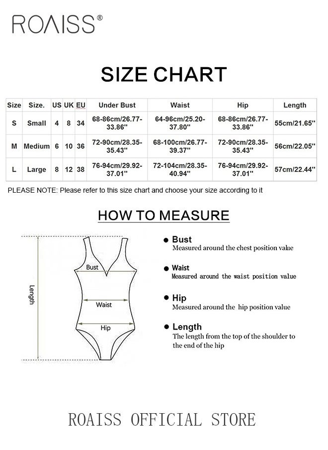 roaiss One Piece Lingerie Set for Women  Stitching Suit Ladies Slim Fit Waisted Bodysuit with Fancy Dressing Design  - Image 3