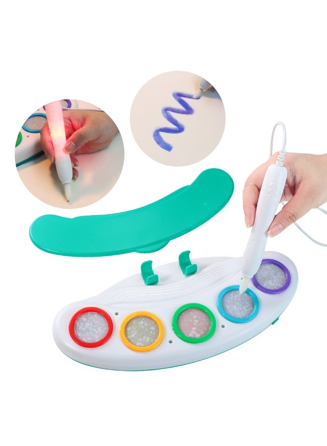DubaiGallery Magic Light Pen Art and Drawing Kit for Kids, Innovative Color Changing Ink Toy with Colorful Drawing Options, Reusable Paper, Creative Painting Activity, Educational Entertainment Set and Children’s Gift - Image 3