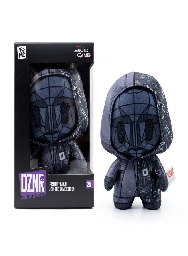 YuMe DZNR Squid Game Plush - 7" Front Man Limited Edition Designer Collectible Plush Toy, Split Artwork Design, Soft Premium Fabric - Netflix Official Merchandise for Fans & Collectors - Image 1
