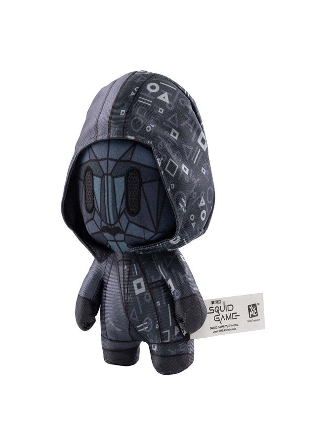 YuMe DZNR Squid Game Plush - 7" Front Man Limited Edition Designer Collectible Plush Toy, Split Artwork Design, Soft Premium Fabric - Netflix Official Merchandise for Fans & Collectors - Image 2