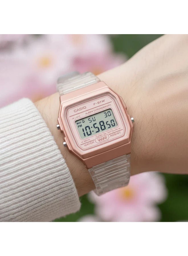 CASIO Resin Digital Wrist Watch F-91WS-7A3DF - Image 3