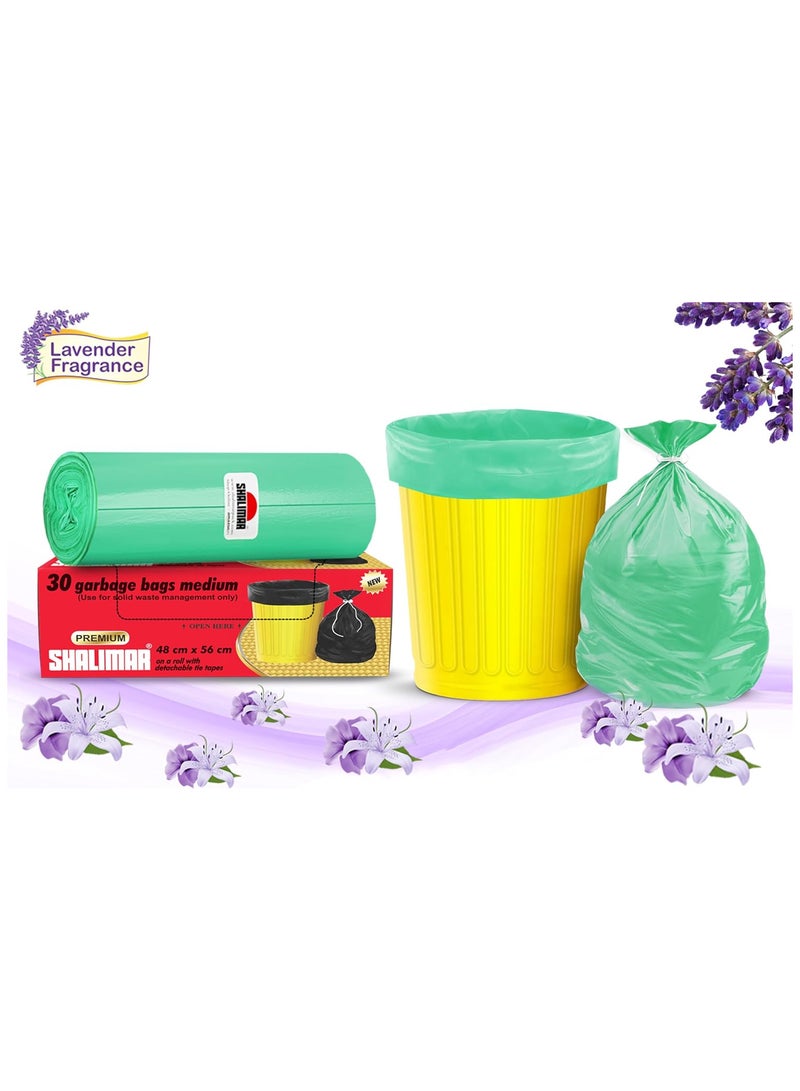 shalimar Shalimar Extra Large Garbage Bag – 60 Bags (4 Rolls) – 76 x 93 cm – Fits 35 to 45 Gallon Bins – Leak-Proof Dustbin/Trash Bags – Green  - Image 3