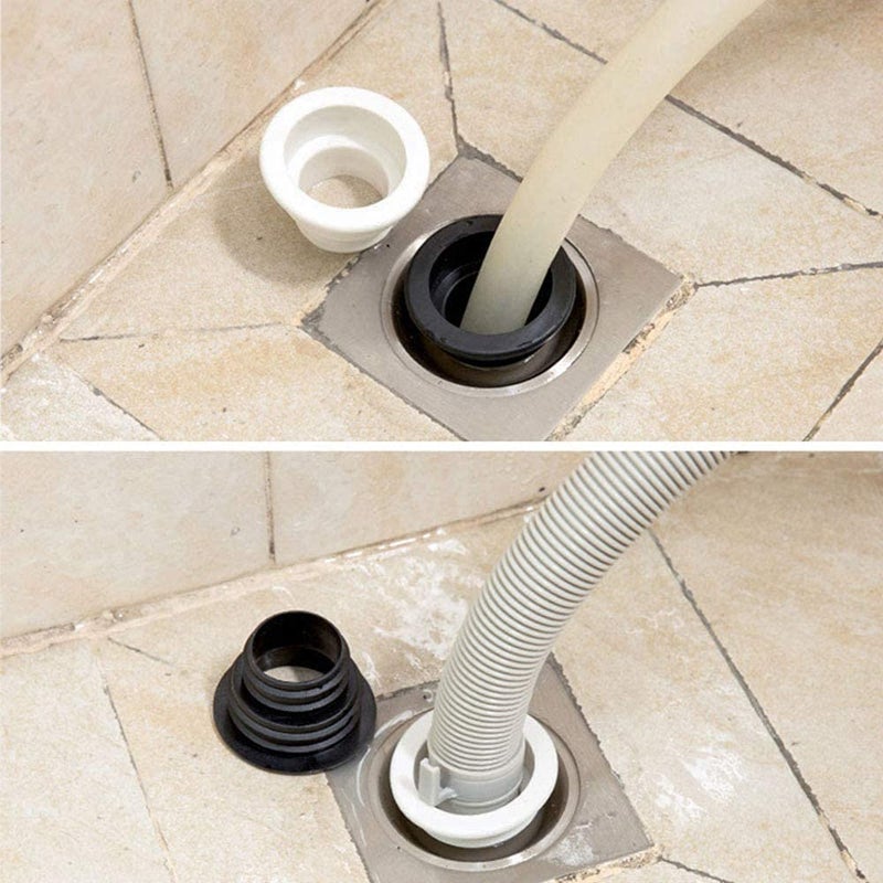 DHVSAM Dhvsam Silicone Drain Pipe Hose Sealing Plug, Washing Machine Plug Ring Hose Deodorant Sewer Seal Ring Clean Tool for Home Bathroom,Laundry Room,Kitchen,Floor Drain (Pack of 2, Random)  - Image 5