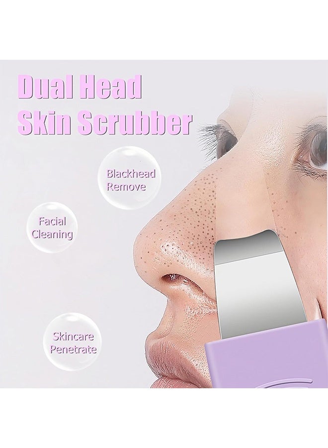 إم إكس إن فرشاة تنظيف وفرشاة تنظيف الوجه وماسحة قناع الوجه المصنوعة من السيليكون, 2 بوصة 1 ماسحة فرشاة حفر الأنف للتنظيف العميق (أرجواني) - Image 5