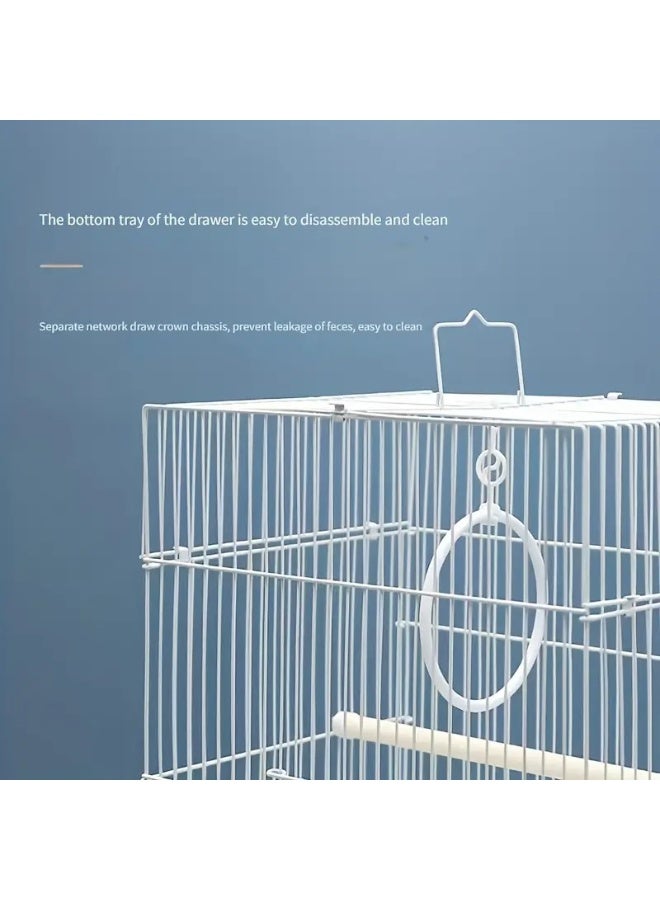 DAYANG Bird Cage Medium (A405) - 35 x 28 x 46cm - Assorted Colors [Dimension - 35 x 28 x 46cm] - Image 3