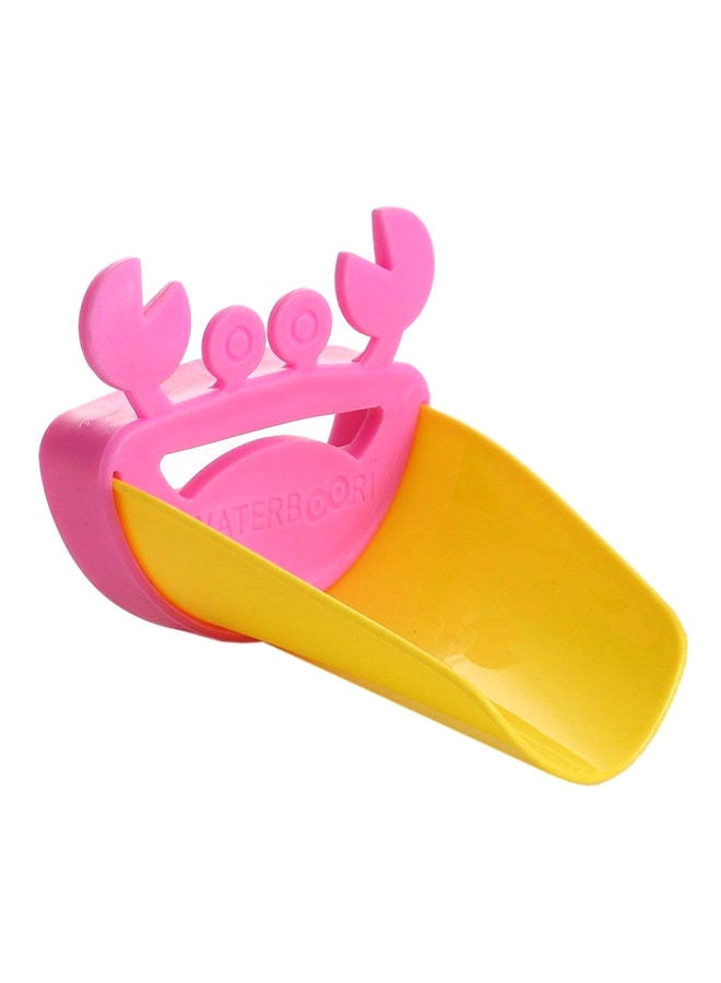 NIBEMINENT Hand Wash Faucet Extender Pink/Yellow 7X4X5cm 