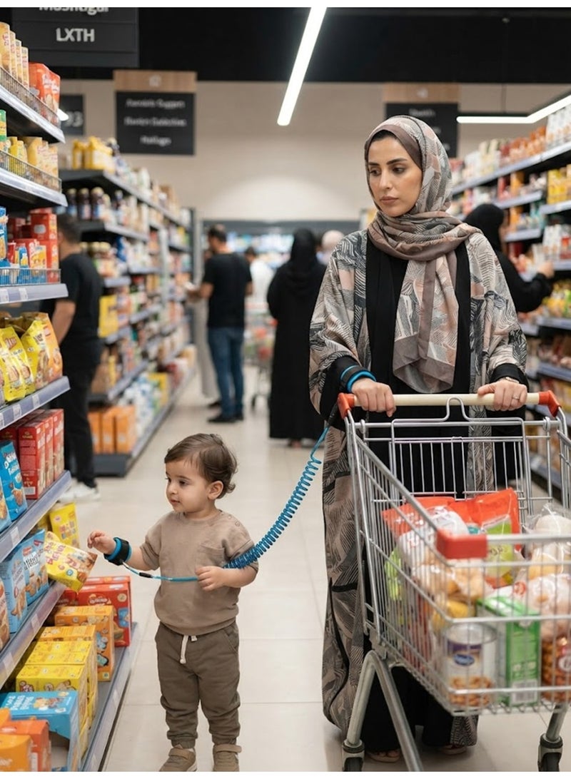 لو.بيبي.في  حزام أمان للأطفال صغيري السن لمنع فقدانهم، حزام مشي لطفل رضيع، حزام يد، حبل توصيل، طول 1.5 متر - Image 5