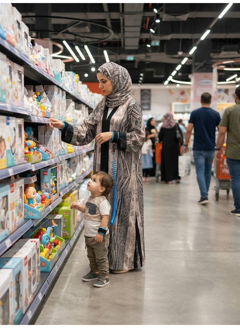لو.بيبي.في  حزام أمان للأطفال صغيري السن لمنع فقدانهم، حزام مشي لطفل رضيع، حزام يد، حبل توصيل، طول 1.5 متر - Image 4