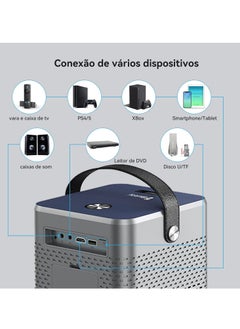 Rabos Blulory T3 Movie 3D Projector 4K Full HD 1080P Native Cinema Beamer Android WiFi Projector For Outdoor Movies Support Android 9.0  - Image 4