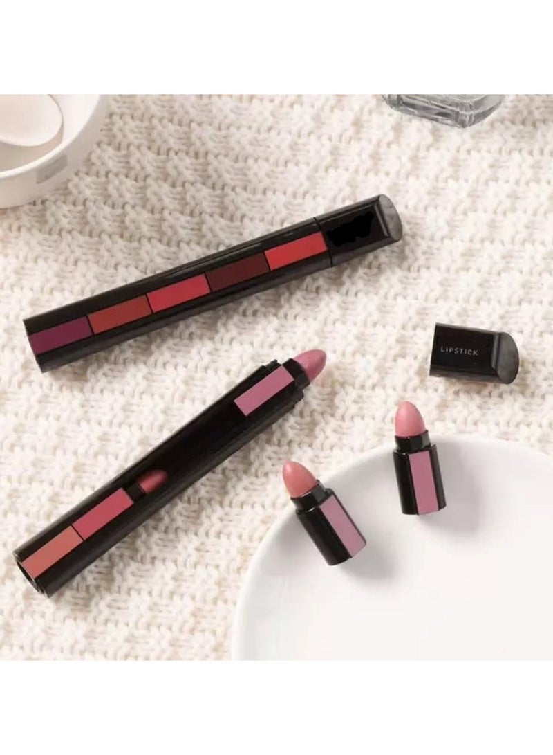 Huitich 5-in-1 Nude Matte Lipstick – Model 02 - Image 4