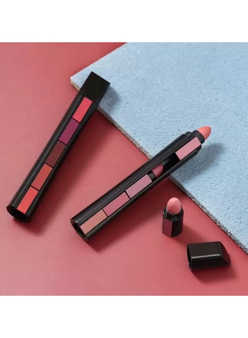 Huitich 5-in-1 Nude Matte Lipstick – Model 02 - Image 3