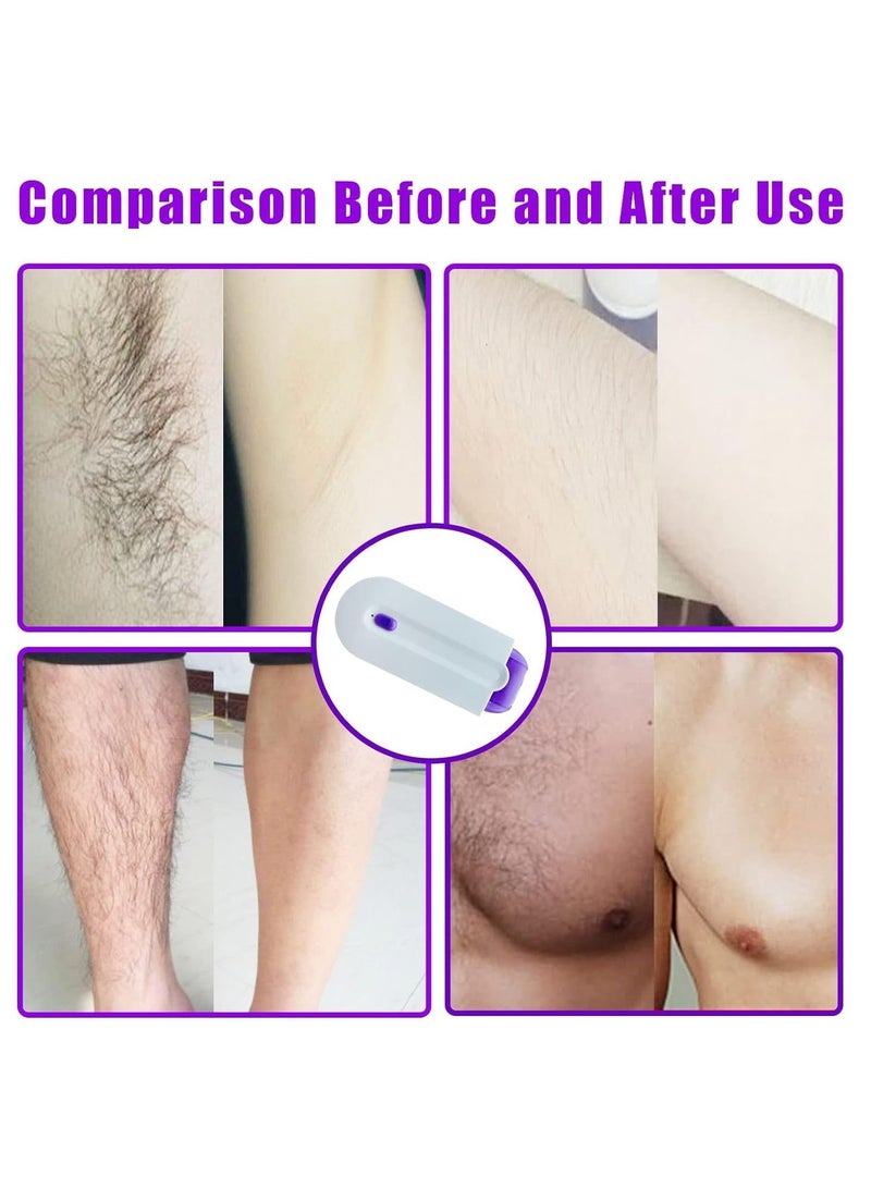 Silky Smooth Rechargeable Hair Eraser – Painless Epilator with Light Technology for Body & Facial Hair Removal - Image 2