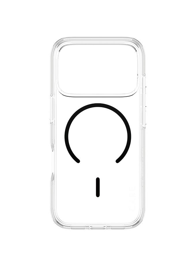 بانزرجلاس كفر حماية بانزر جلاس CARE فلاقشيب اربان اكسبلورر MagSafe أسود ايفون 17 برو شفاف - Image 3