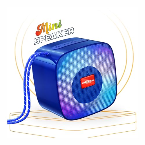 Pick Ur Needs Wireless Rechargeable Portable Bluetooth Speaker | Water Proof | Splash Proof | Premium Speaker Compatible with All Mobile Phone (Blue) - Image 1