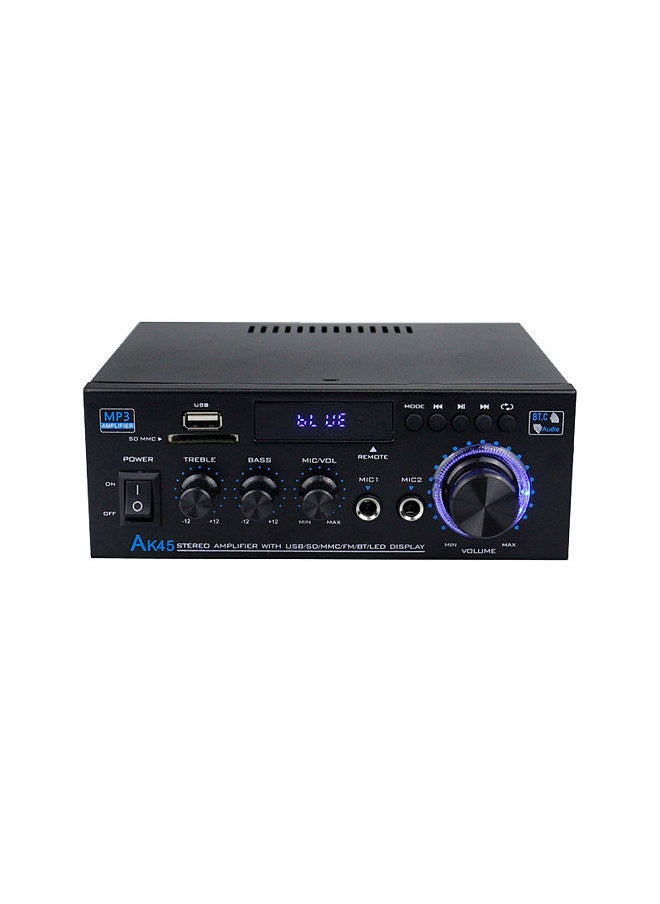 Generic - AK45 12Volt Compact Size Audio Power Amplifier Portable Sound Amplifier Speaker Amp for Car and Home - Image 1
