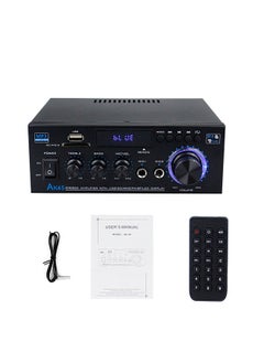 AK45 12Volt Compact Size Audio Power Amplifier Portable Sound Amplifier Speaker Amp for Car and Home