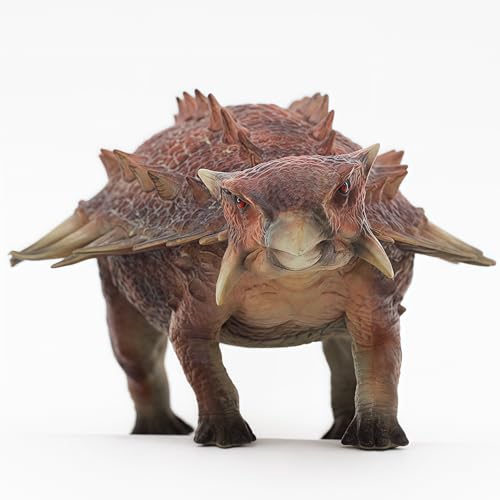 Gemini&Genius GeminiGenius Ankylosaurus Action Figure Toy Saichania Dinosaur Model Toy Beautiful and Accurate Sculptures of Dino Toy Figure Collection Display Play for Kids Dino Lover - Image 5