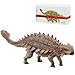 Gemini&Genius GeminiGenius Ankylosaurus Action Figure Toy Saichania Dinosaur Model Toy Beautiful and Accurate Sculptures of Dino Toy Figure Collection Display Play for Kids Dino Lover - Image 2