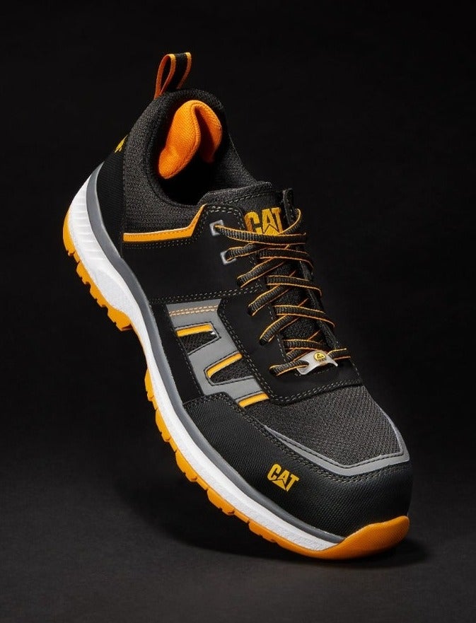 CATERPILLAR CAT Accelerate S3 Men’s Safety Shoe – Orange | Composite Toe, SRC slip resistance, ESD protection. - Image 5