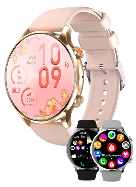 Korean Brand Smart Watch Y5，Business Smartwatch, Waterproof Fitness Watch, Bluetooth Calling, Compatible with Android and iOS,Smartwatch For Men, Zinc Alloy Vacuum Plating, Heart Rate Monitoring