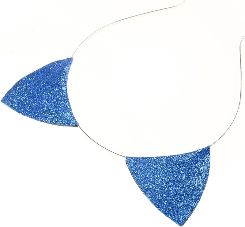Merroyal Glitter Cat Ears Headband Halloween Fancy Dress Cat Woman Hairband Cosplay - Image 3