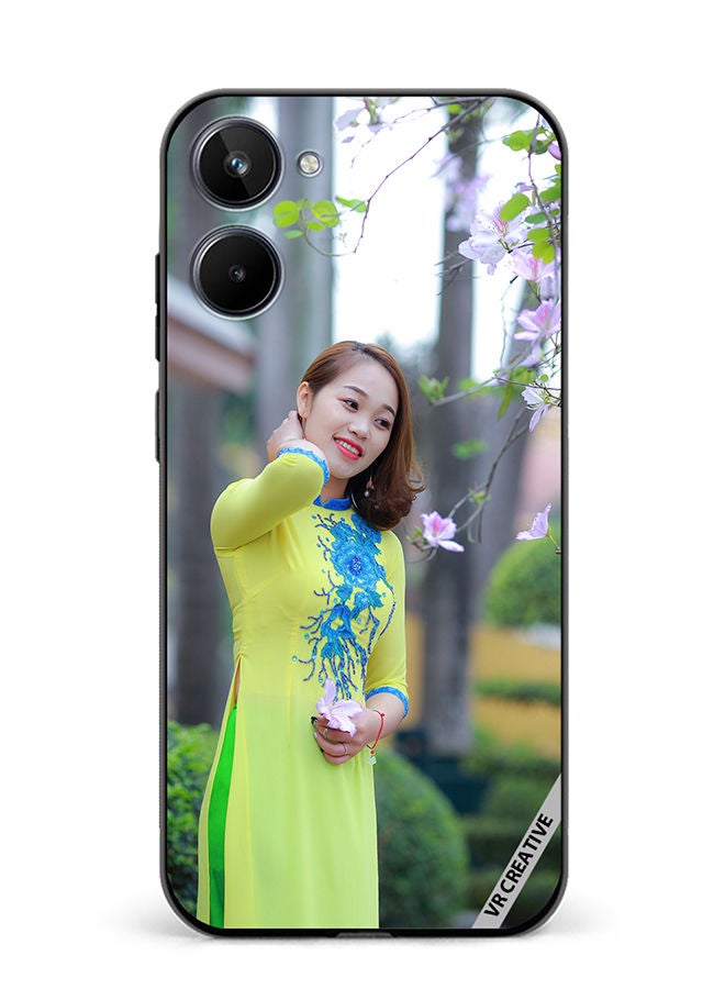 Protective Case Cover For Realme 10 Nepal Traditional Girl Design Multicolour