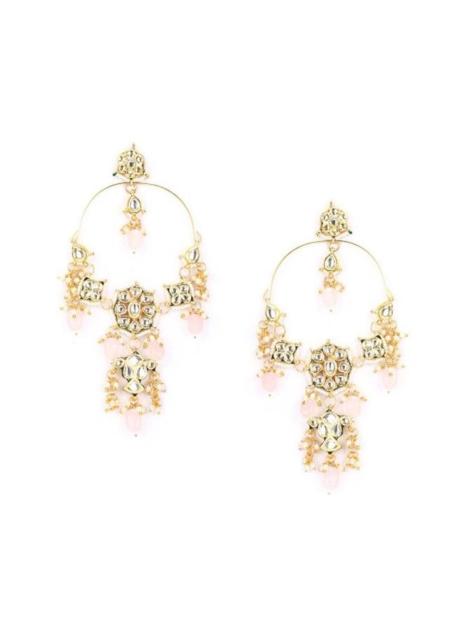 Priyaasi Elegant Women Multicolour Alloy Earrings with pattern and secured with closure and styled in ideal for Western moments — perfect for fashion-forward occasions.  - Image 2