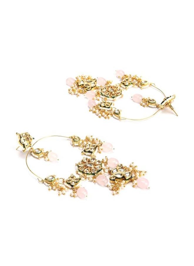 Priyaasi Elegant Women Multicolour Alloy Earrings with pattern and secured with closure and styled in ideal for Western moments — perfect for fashion-forward occasions.  - Image 3