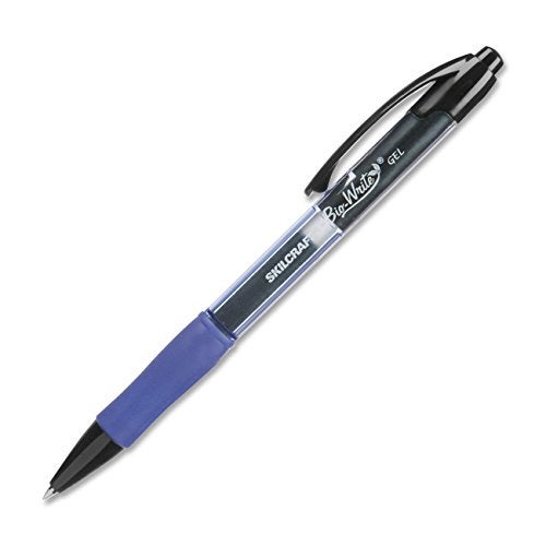 Skilcraft 7520-01-588-2364 Bio-Write Retractable Gel Pen with Blue Barrel, 0.7mm Size, Blue Ink (Pack of 12) - Image 5